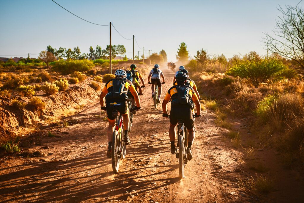 Cycling in Morocco in spring
