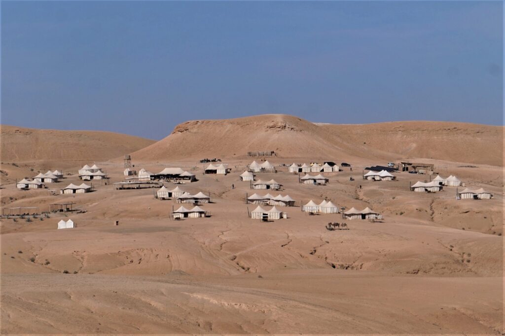 Desert landscape in southern Morocco